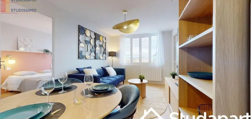 Studio meublé 10m² Villeurbanne - Meublé, DPE A - Photo 4