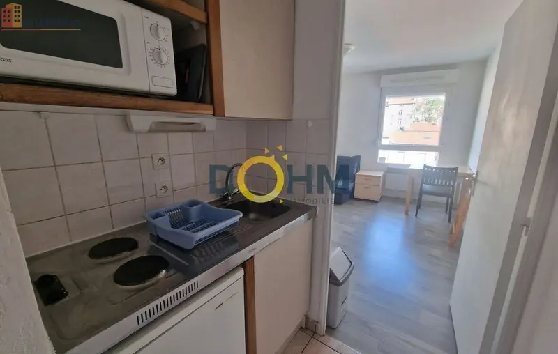 Studio 20m² Saint-Étienne 42000 - Étage élevé, lumineux - Photo 2