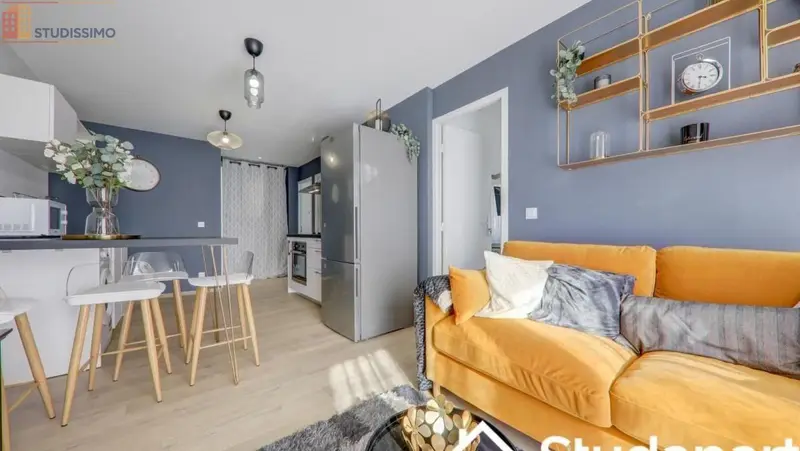 Studio 10m² Lyon 8e - Meublé, DPE A - Photo 4