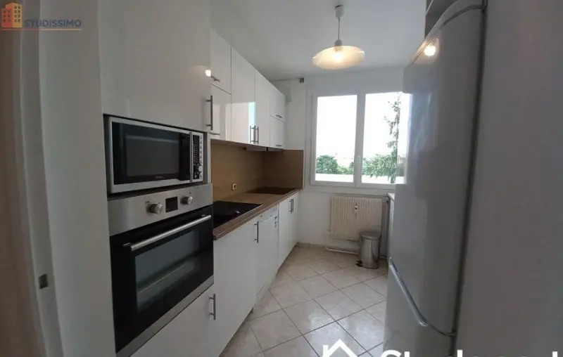 Studio meublé 12m² Villeurbanne 69100 - Lumineux, 5e étage - Photo 1