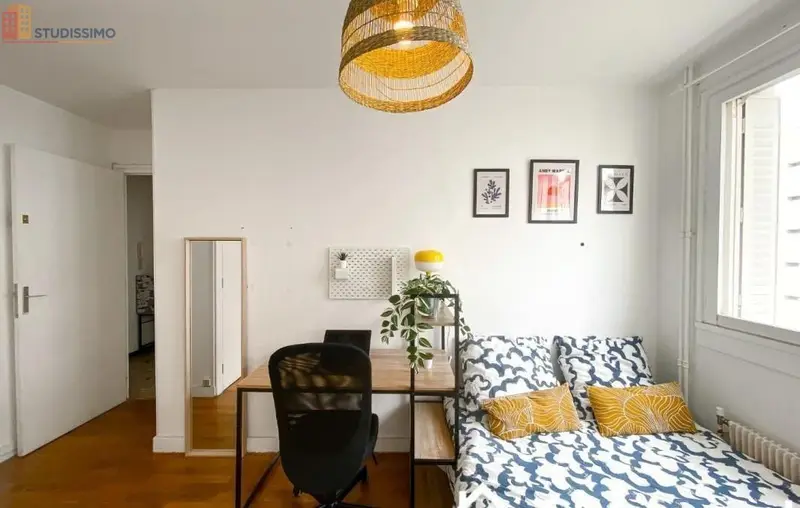 Studio meublé 22m² Lyon 7e - Meublé, lumineux - Photo 1