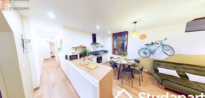 Studio meublé 10m² Villeurbanne - Calme, lumineux - Photo 4