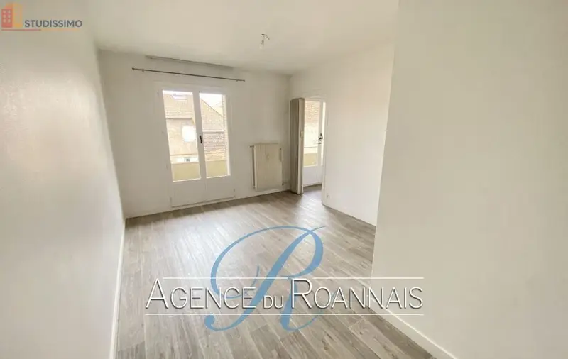 Studio 25m² Roanne - Étage 2/6, DPE D - Photo 2