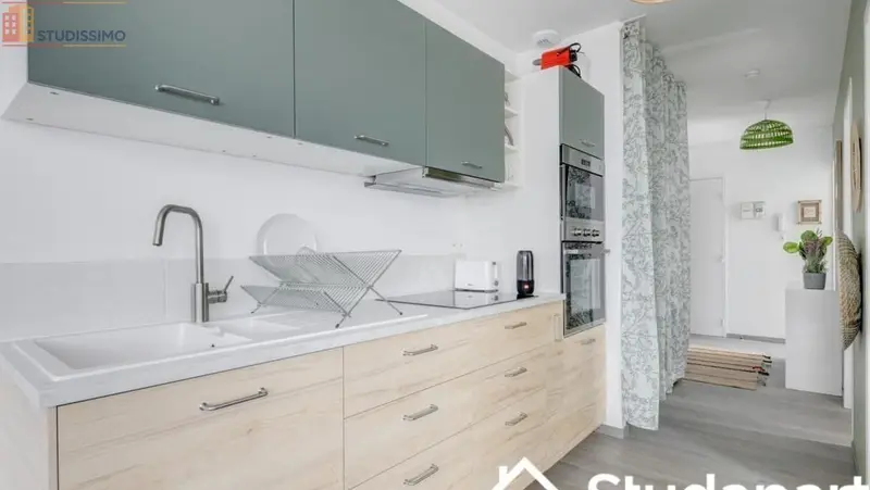 Studio meublé 10m² Lyon 3e - Meublé, DPE A - Photo 2