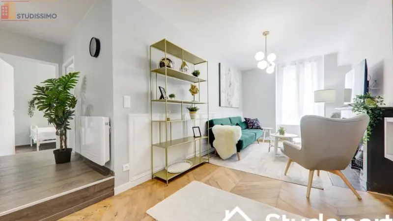 Studio meublé 12m² Lyon 6e - Lumineux - Photo 1