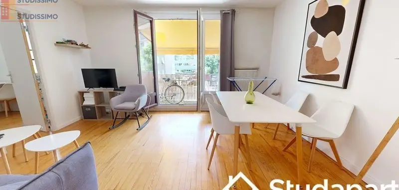 Studio 94m² Vénissieux - Meublé, DPE A - Photo 2