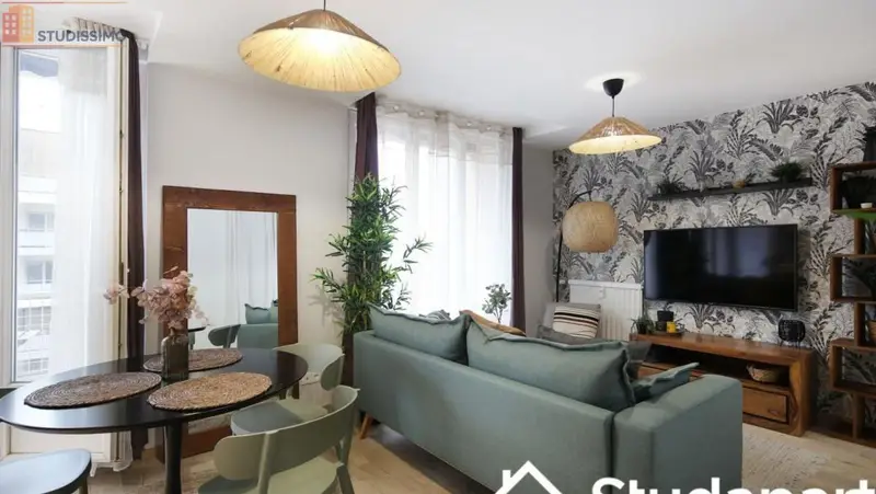 Studio meublé 9m² Villeurbanne - Lumineux, DPE A - Photo 4