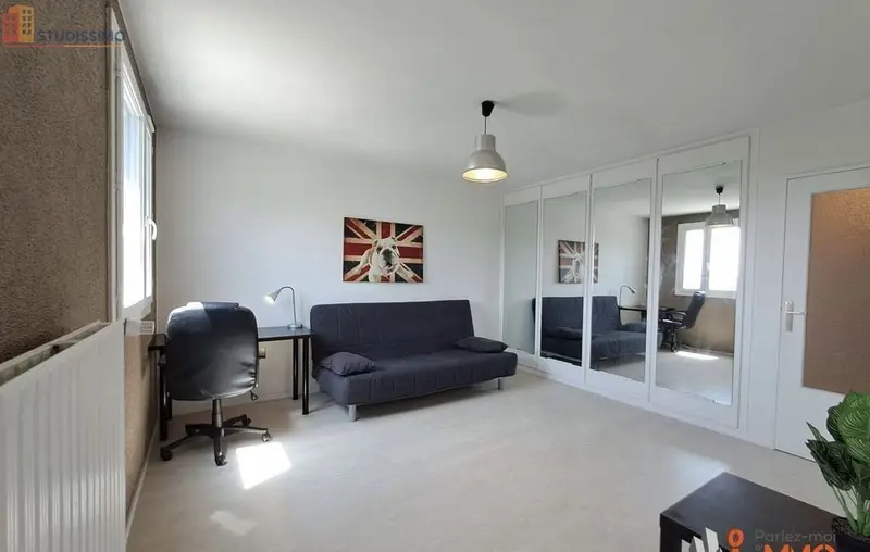 Studio 31m² Saint-Étienne 42100 - Étage élevé, vue dégagée - Photo 2