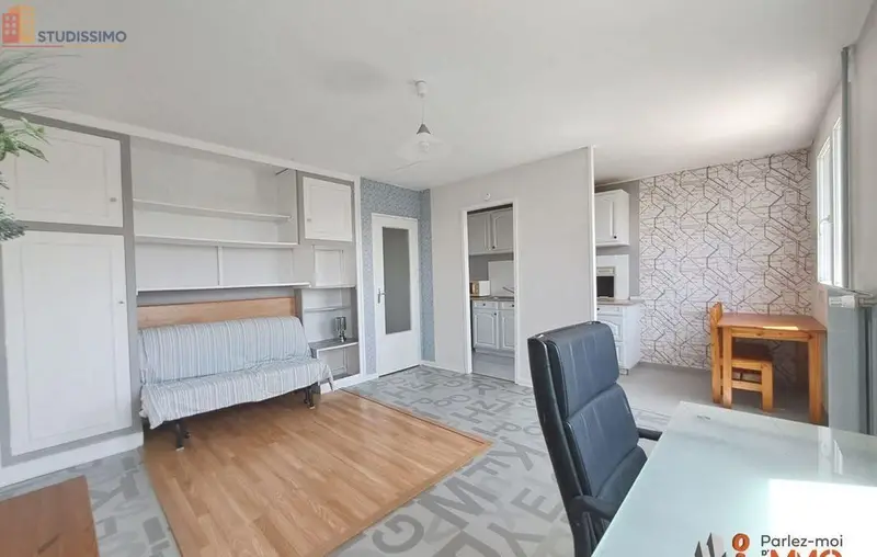 Studio 31m² Saint-Étienne 42100 - Étage élevé, belle vue - Photo 3
