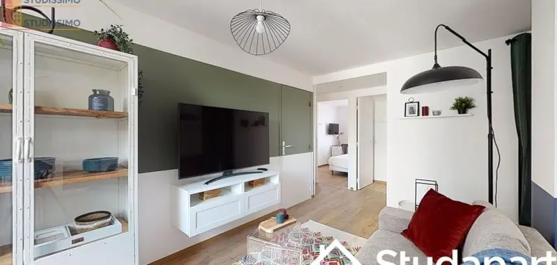 Studio meublé 10m² Lyon 8e - Calme, lumineux - Photo 3