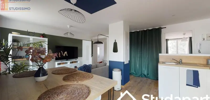 Studio meublé 10m² Lyon 8e - Calme, lumineux - Photo 2