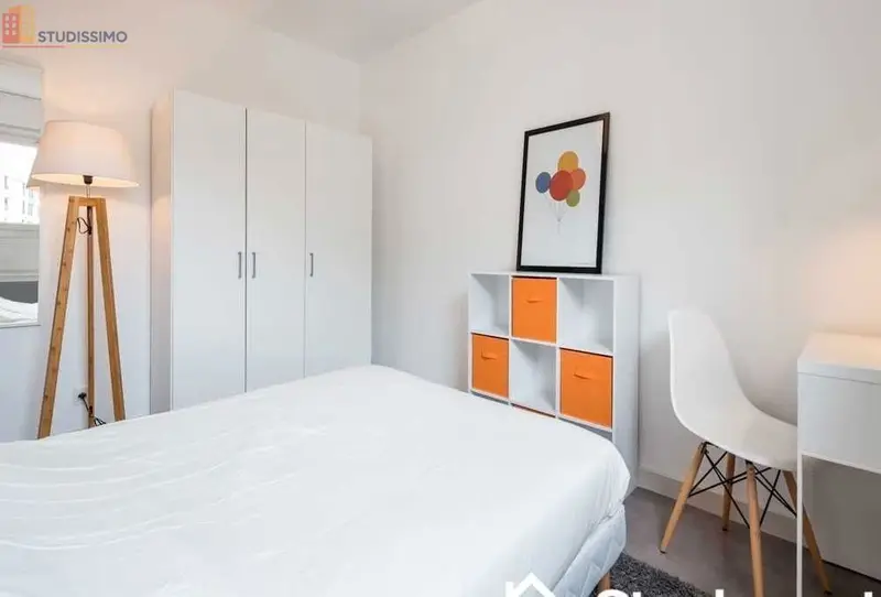 Studio meublé 12m² Lyon 7e - Calme, 5e étage - Photo 4