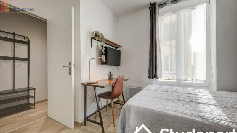 Studio meublé 12m² Lyon 8e - Calme - Photo 2