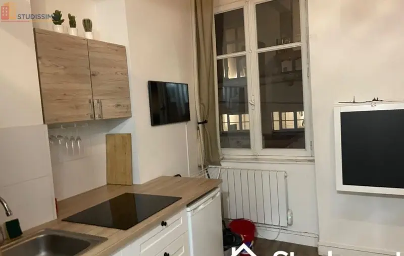 Studio meublé 24m² Lyon 1er - Meublé, DPE A - Photo 2