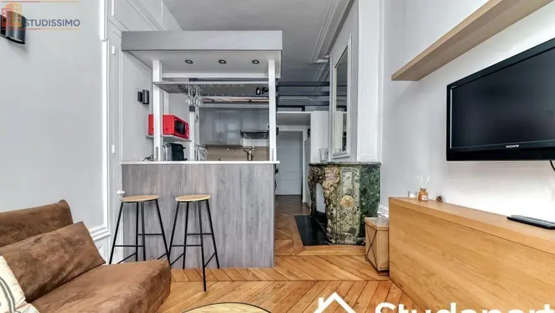 Studio meublé 20m² Lyon 1er - Meublé, lumineux - Photo 2