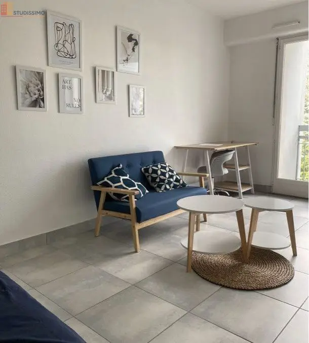 Studio 27m² Saint-Étienne 42100 - Balcon, 5e étage - Photo 1
