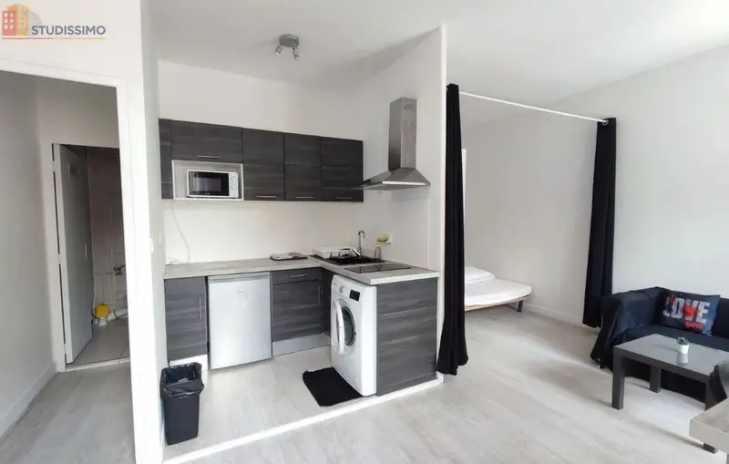 Studio 28m² Saint-Étienne 42100 - Meublé, loué - Photo 2