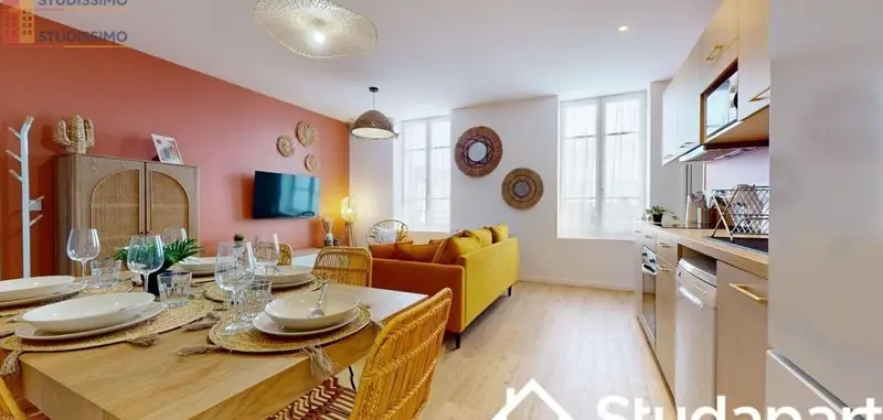 Studio meublé 11m² Lyon 3e - Meublé, DPE A - Photo 3