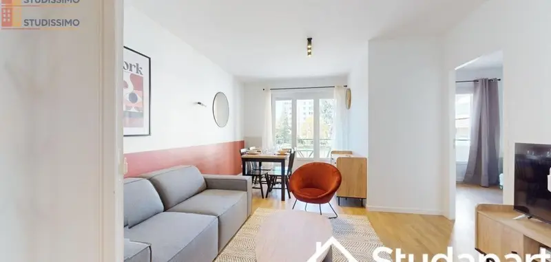 Studio meublé 9m² Villeurbanne - Meublé, DPE A - Photo 4