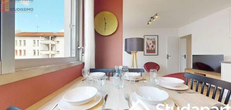 Studio meublé 10m² Villeurbanne - Calme, lumineux - Photo 3