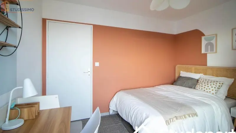 Studio meublé 10m² Villeurbanne - Étage élevé, lumineux - Photo 2