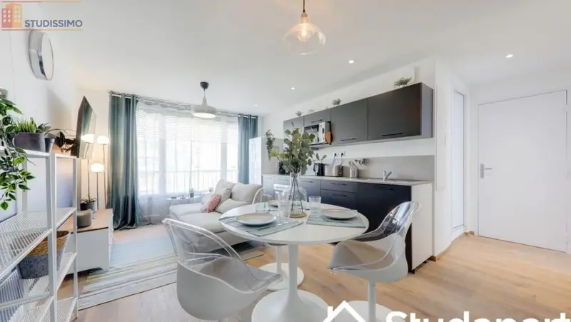 Studio 10m² Villeurbanne - Meublé, 7e étage - Photo 4