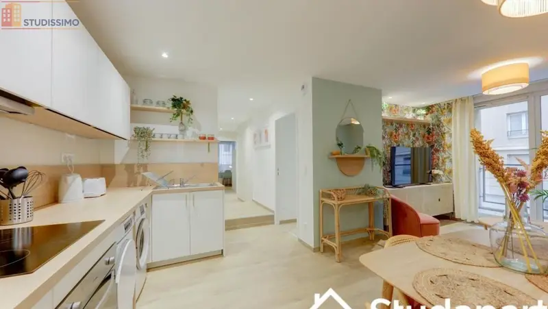 Studio 75m² Lyon 2e - Meublé, lumineux - Photo 1