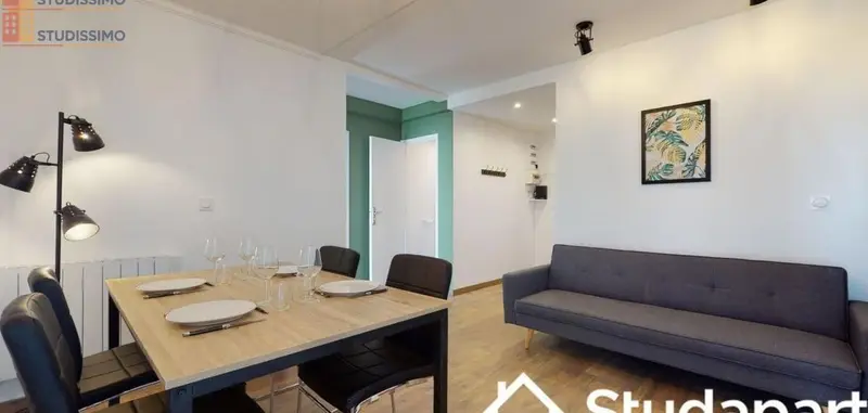 Studio 9m² Saint-Priest - Meublé, 9e étage - Photo 4