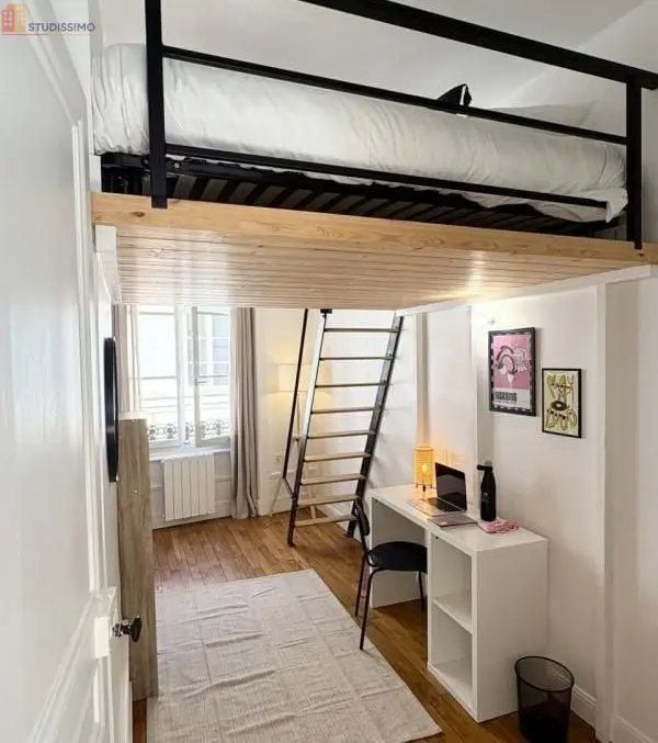 Studio meublé 9m² Lyon 1er - Calme, lumineux - Photo 3