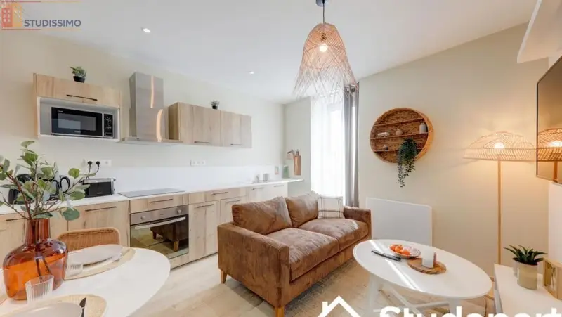 Studio meublé 11m² Villeurbanne - Meublé, DPE A - Photo 4