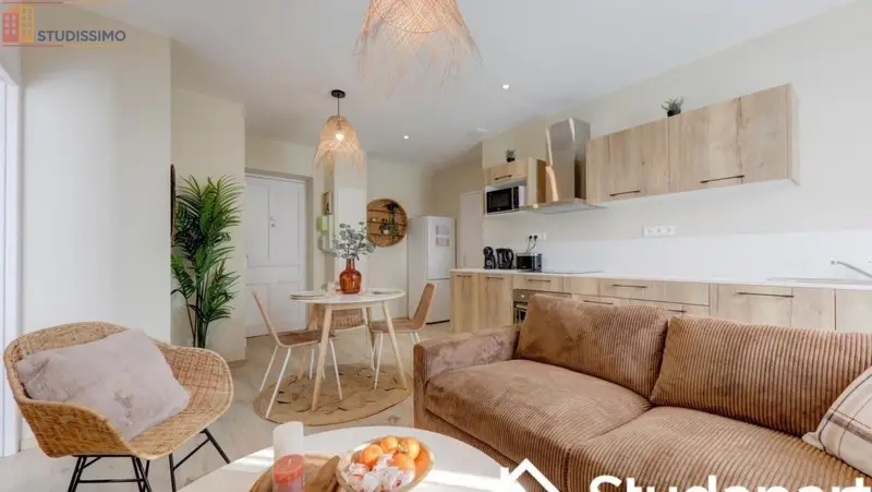Studio meublé 11m² Villeurbanne - Meublé, DPE A - Photo 2