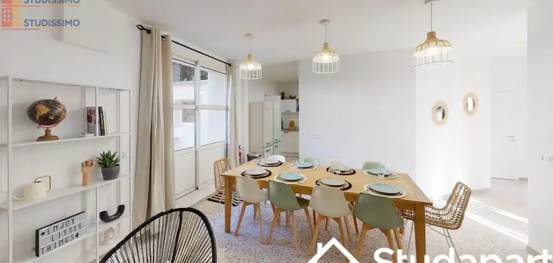 Studio meublé 9m² Villeurbanne - Meublé, DPE B - Photo 4