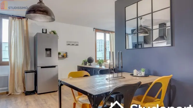Studio meublé 9m² Lyon 8e - DPE A, calme - Photo 1