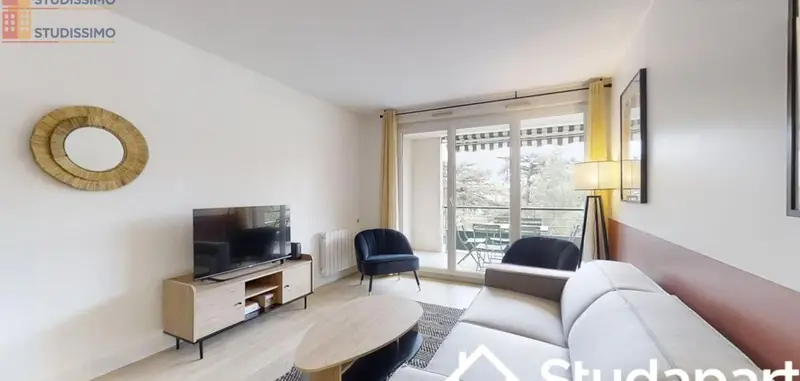 Studio meublé 11m² Villeurbanne - Lumineux, DPE A - Photo 3