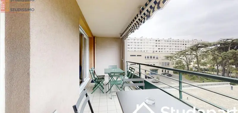 Studio meublé 11m² Villeurbanne - Lumineux, DPE A - Photo 1