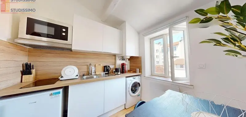 Studio meublé 16m² Lyon 3e - Meublé, DPE D - Photo 7