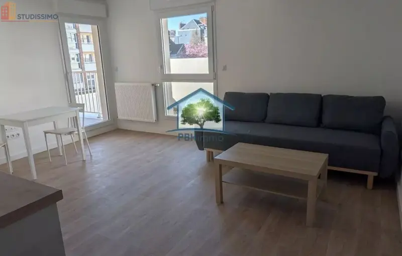 Studio meublé 29m² Rouen 76100 - DPE A, lumineux - Photo 1