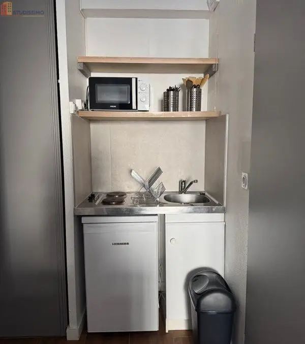 Studio meublé 18m² Lyon 7e - Meublé, 4e étage - Photo 1