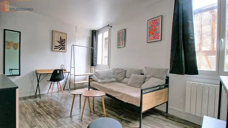 Studio meublé 22m² Rouen 76000 - Meublé, 1er étage - Photo 4