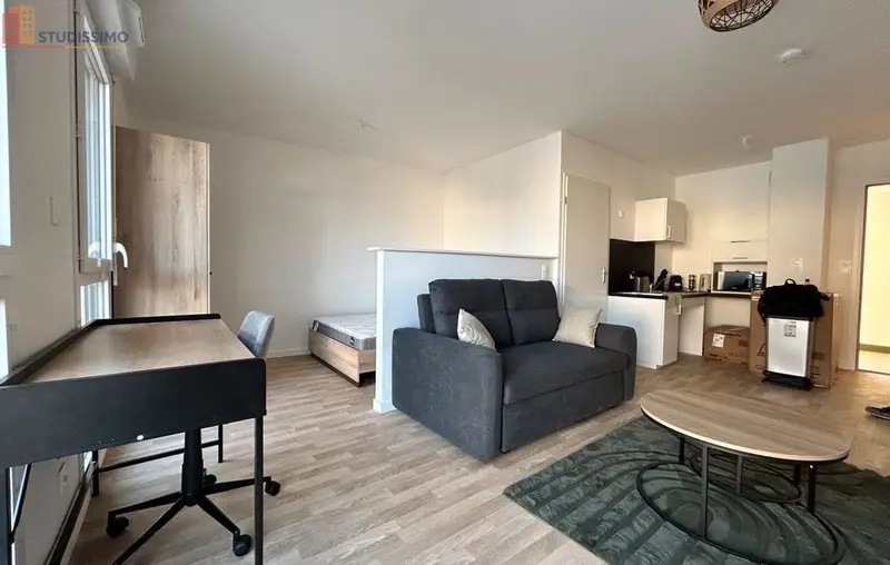 Studio meublé 34m² Maromme - Neuf, résidence avec salle de sport - Photo 9