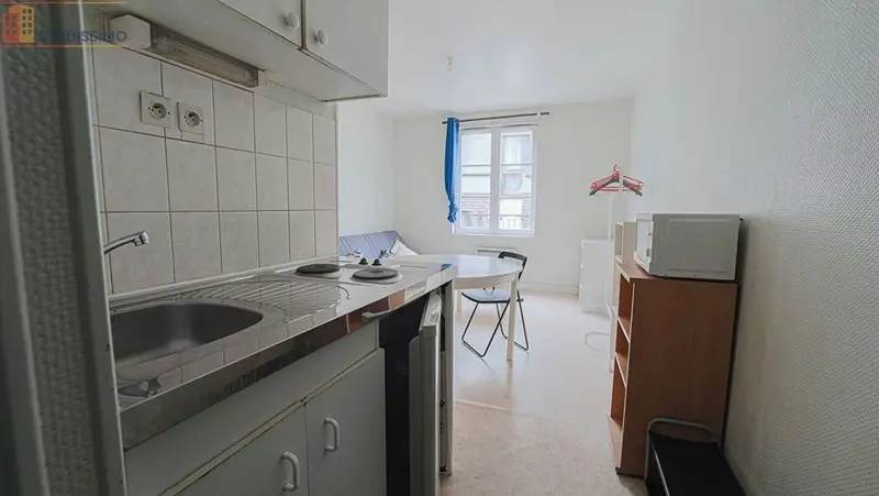 Studio 19m² Rouen centre - Meublé, lumineux - Photo 6