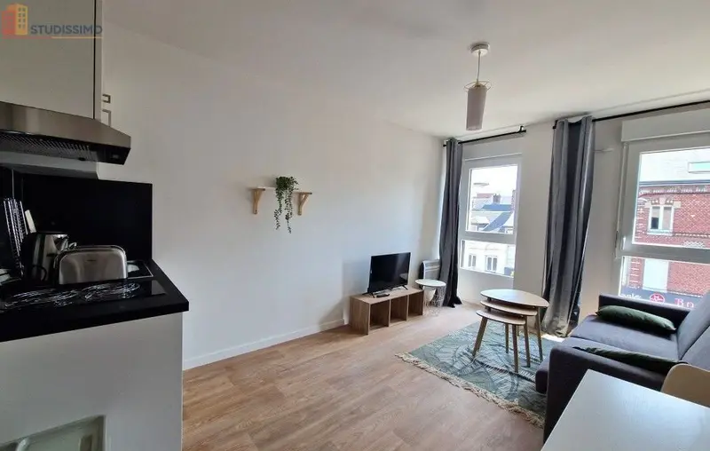 Studio meublé 20m² Maromme - Meublé, DPE B - Photo 3