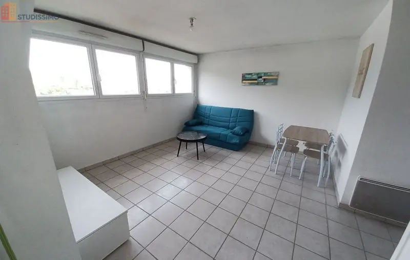 Studio 33m² Canteleu - Balcon, meublé - Photo 1