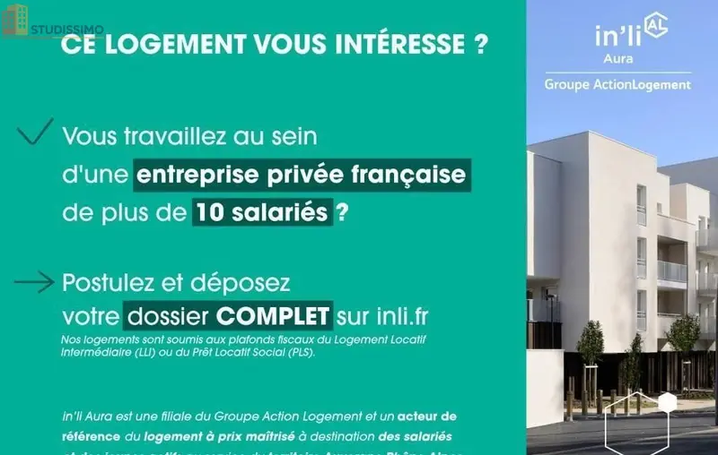 Studio 35m² Lyon 8e - Photo 1