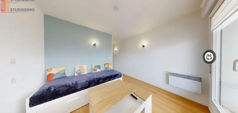 Studio meublé 18m² Bron - Étage élevé, lumineux - Photo 9