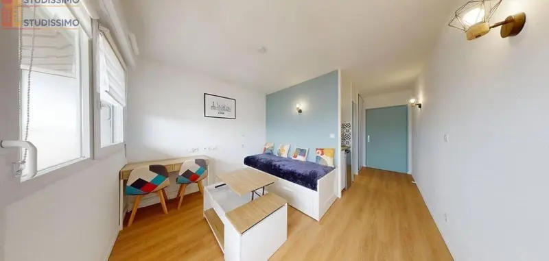 Studio meublé 18m² Bron - Étage élevé, lumineux - Photo 6