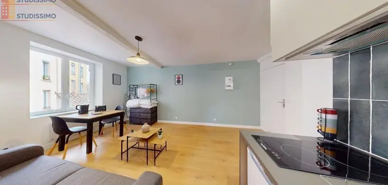Studio 22m² Lyon 7e - Meublé, 2e étage - Photo 9