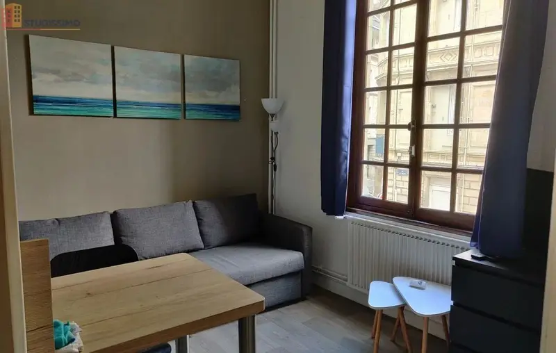 Studio meublé 15m² Rouen centre - Meublé, 1er étage - Photo 2