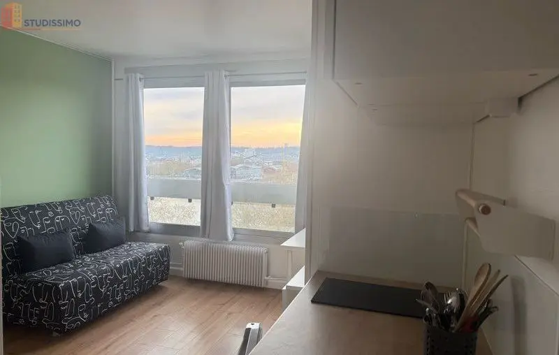 Studio meublé 16m² Rouen 76000 - Vue exceptionnelle - Photo 1