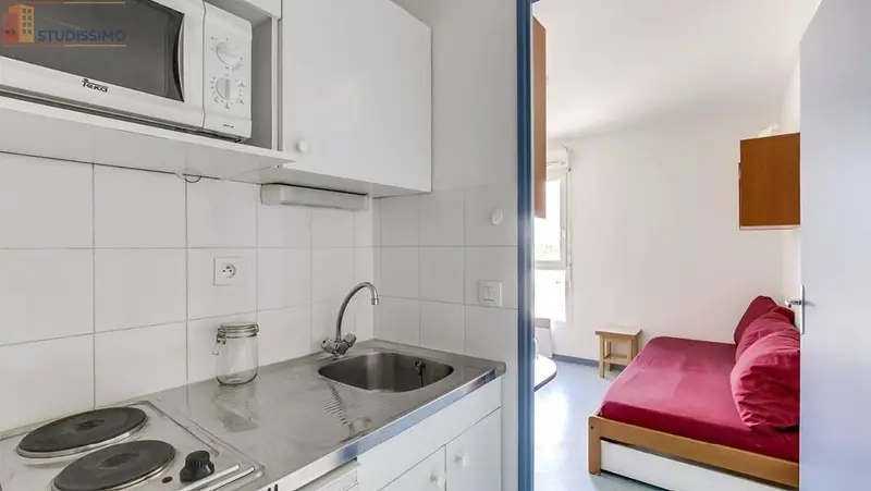 Studio 17m² Villeurbanne - Meublé, 1 pièce - Photo 1